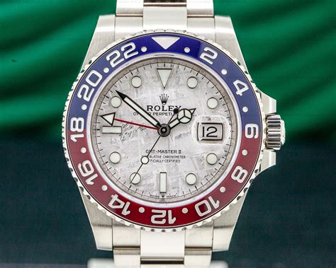 rolex gmt master white gold price|Rolex pepsi white gold price.